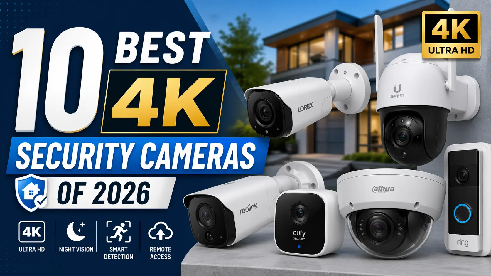 10 Best 4k Security Cameras for 2026
