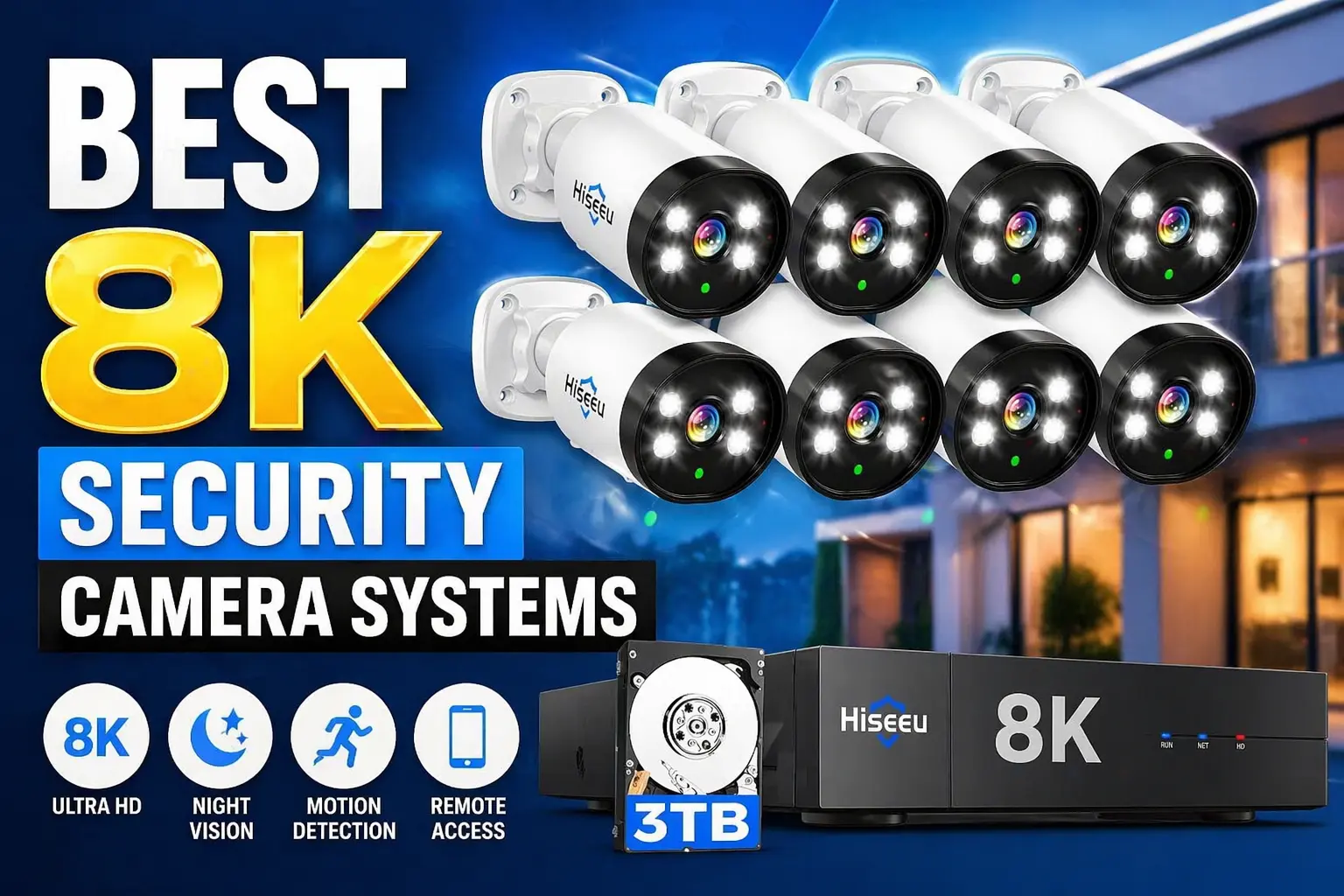 9 Best 8K Security Camera Systems for 2026
