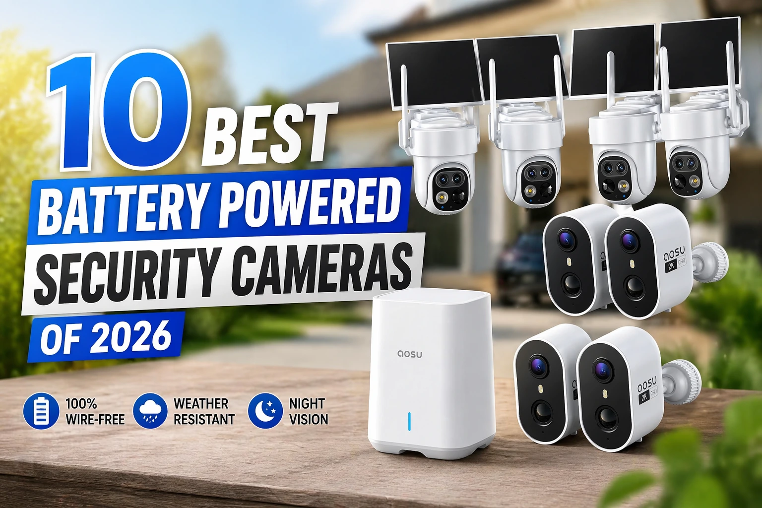 10 Best Battery Powered Security Cameras for 2026