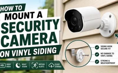How to Mount a Security Camera to Vinyl Siding